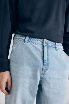 Springfield Jeans chino azul indigo