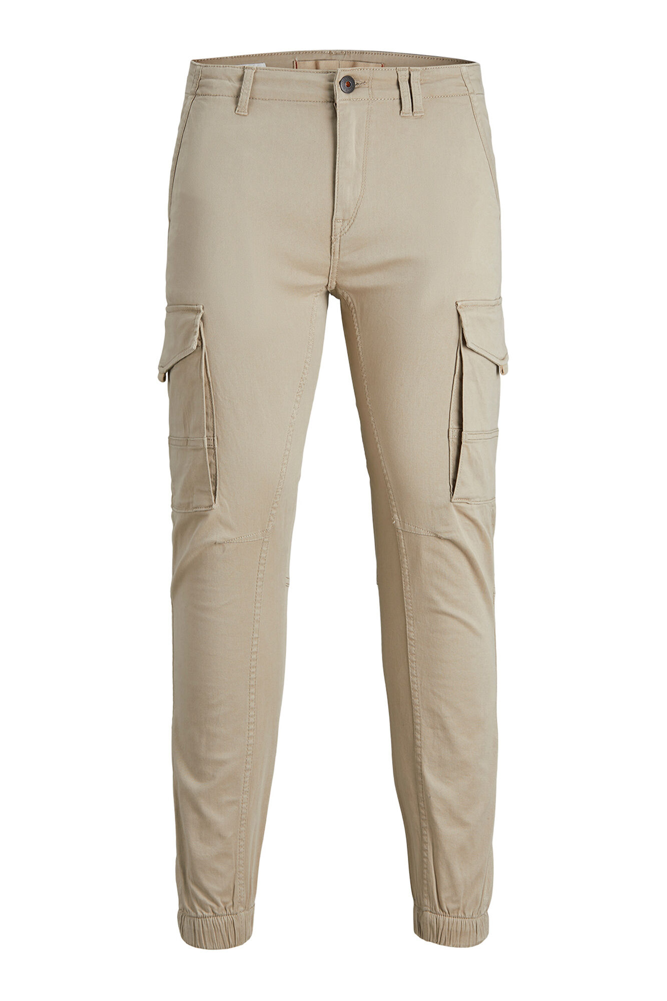 Jack & Jones Pantal&oacute;n cargo slim fit beige