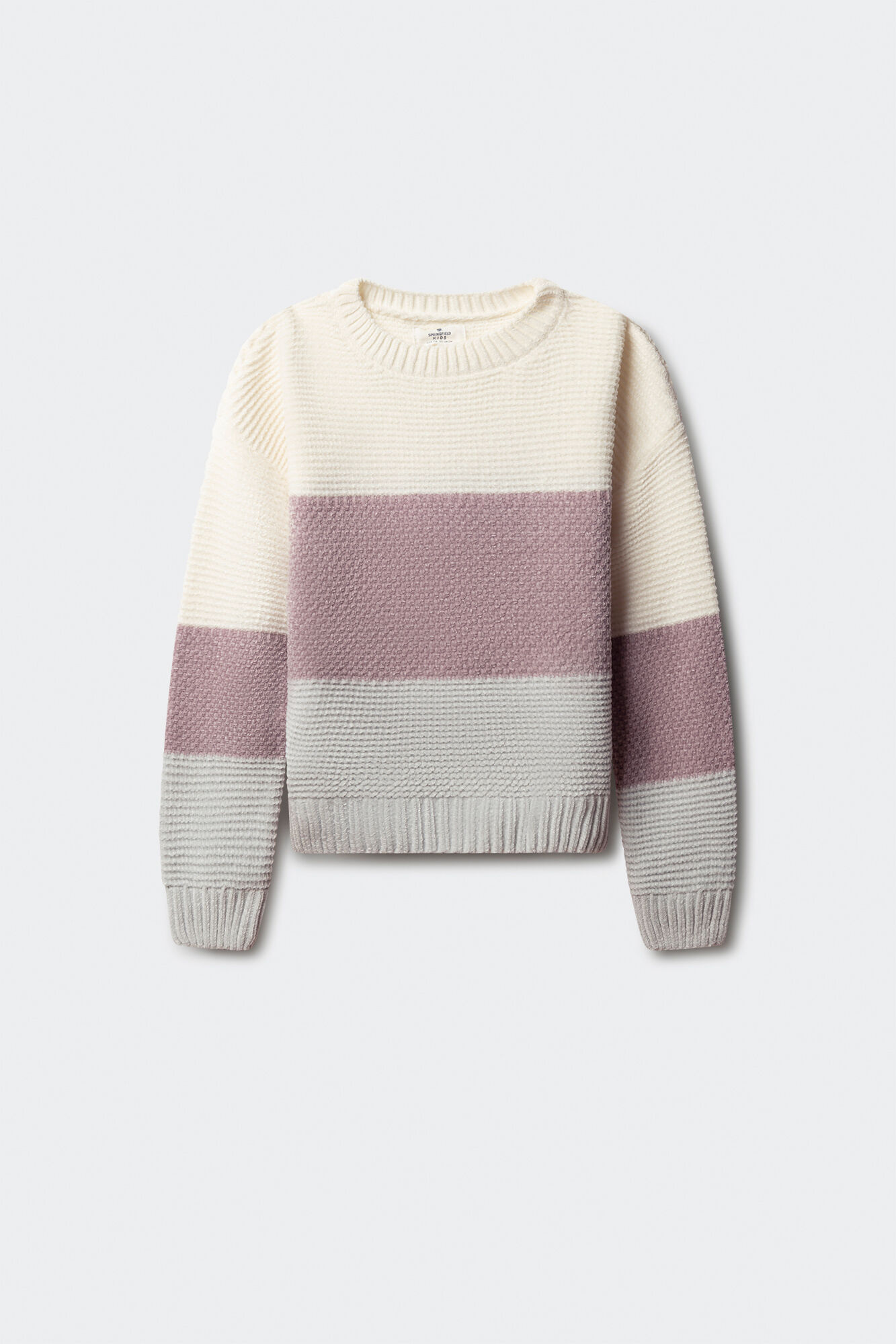 Springfield Kids Jersey de ni&ntilde;a de rayas .