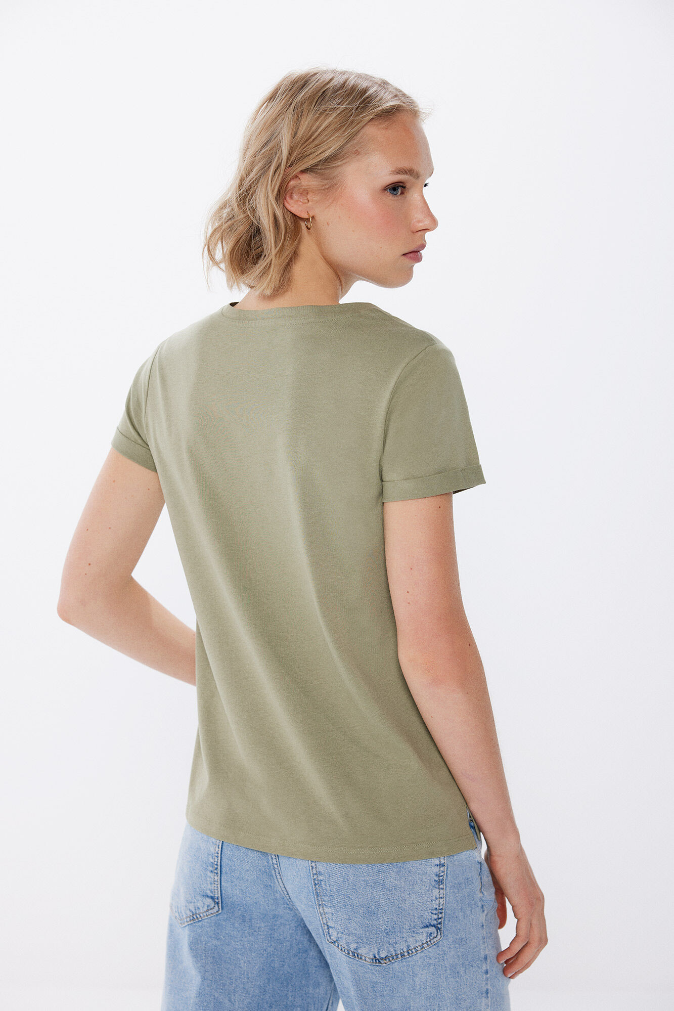 Springfield Playera "Dreamer" kaki