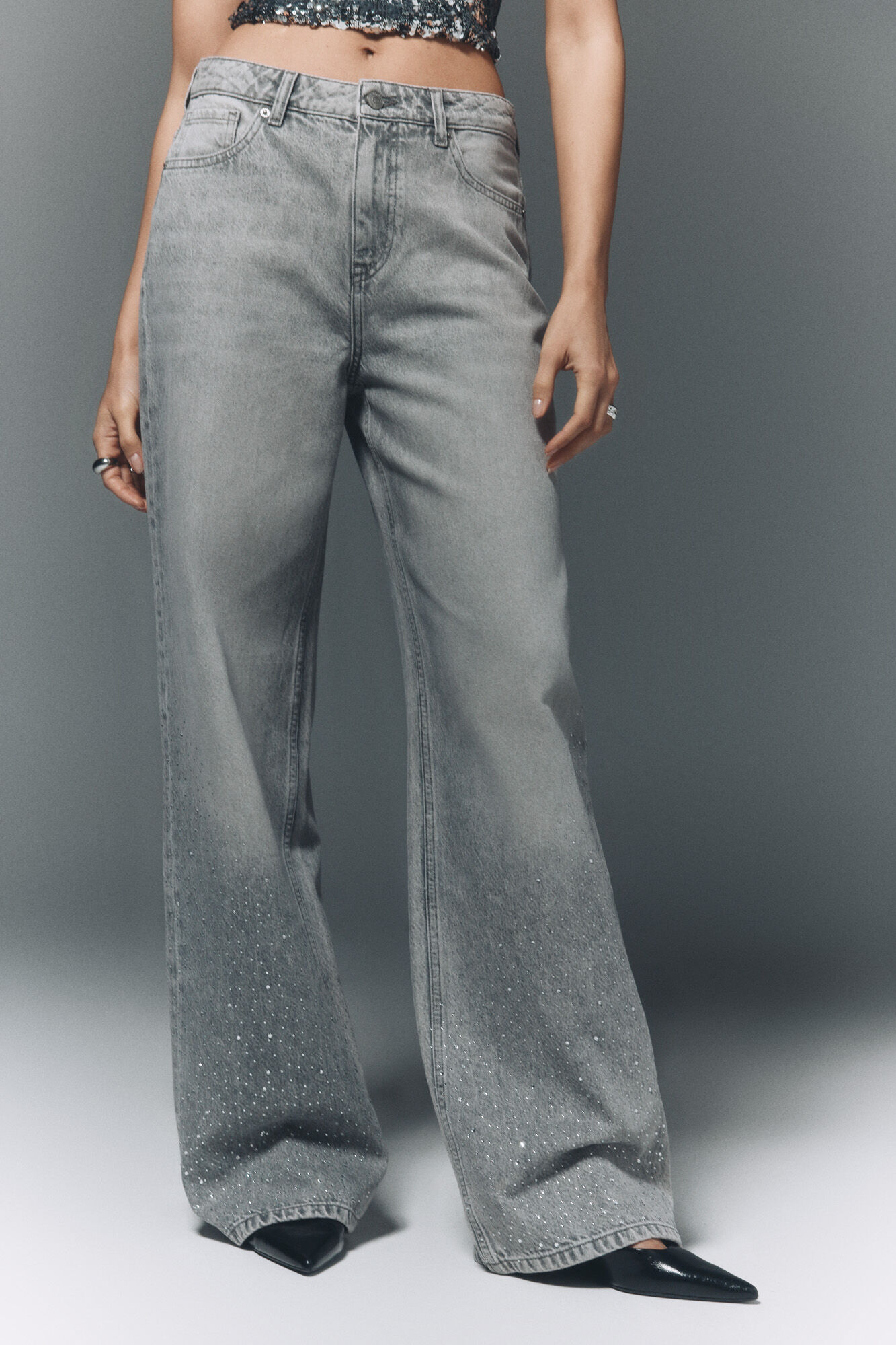 High Spirits Pantal&oacute;n de piedra gris