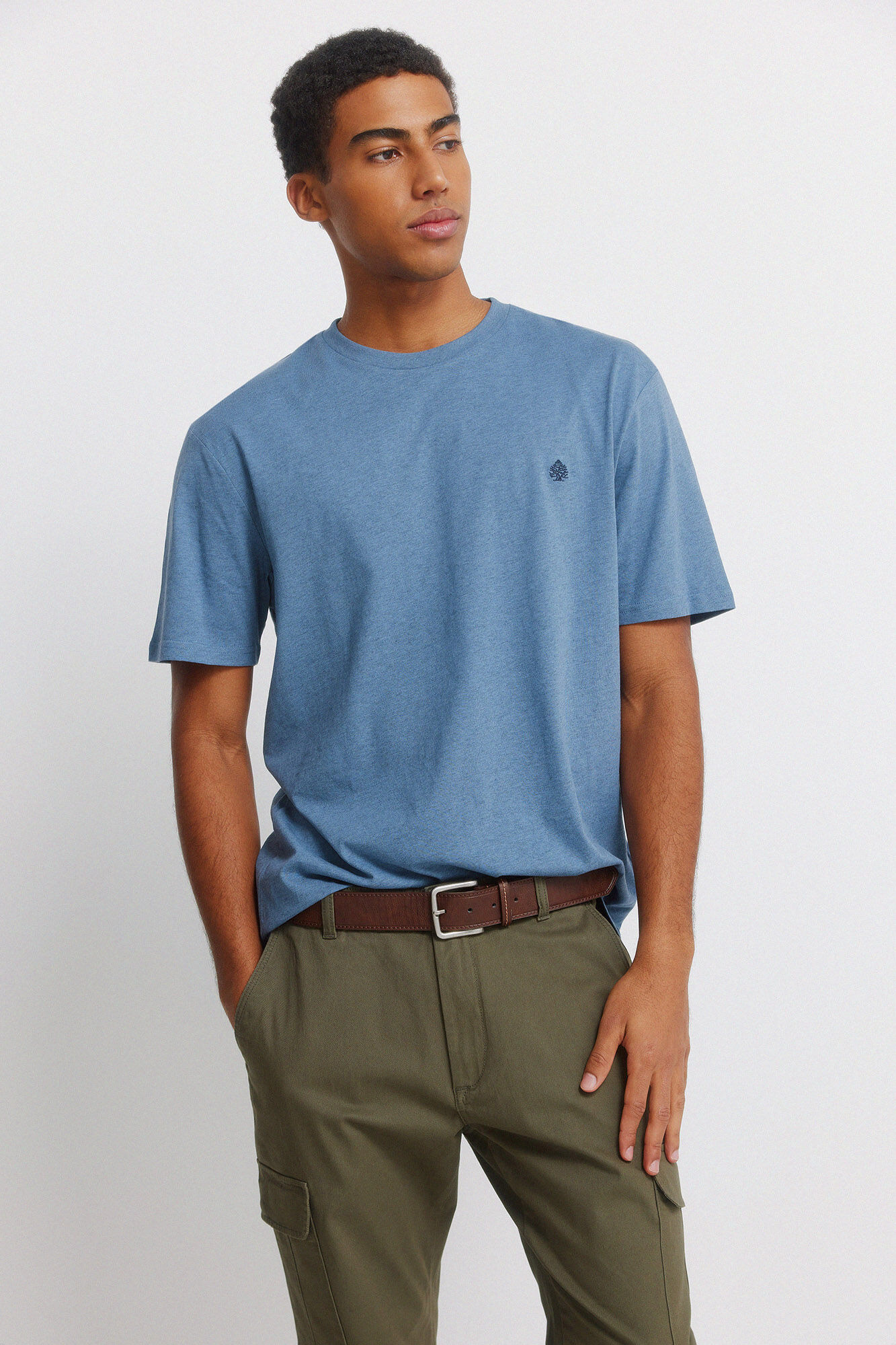 Springfield Pantal&oacute;n cargo c&oacute;modo slim fit kaki