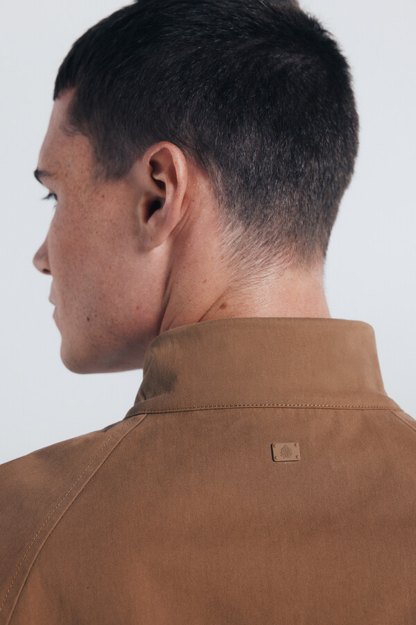 Springfield Chamarra algodón beige