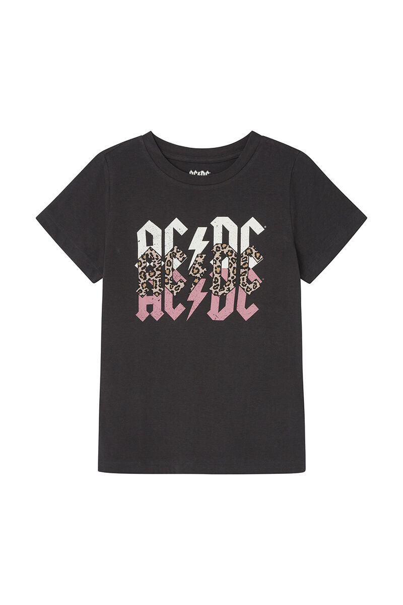 Springfield Playera "ACDC" gris