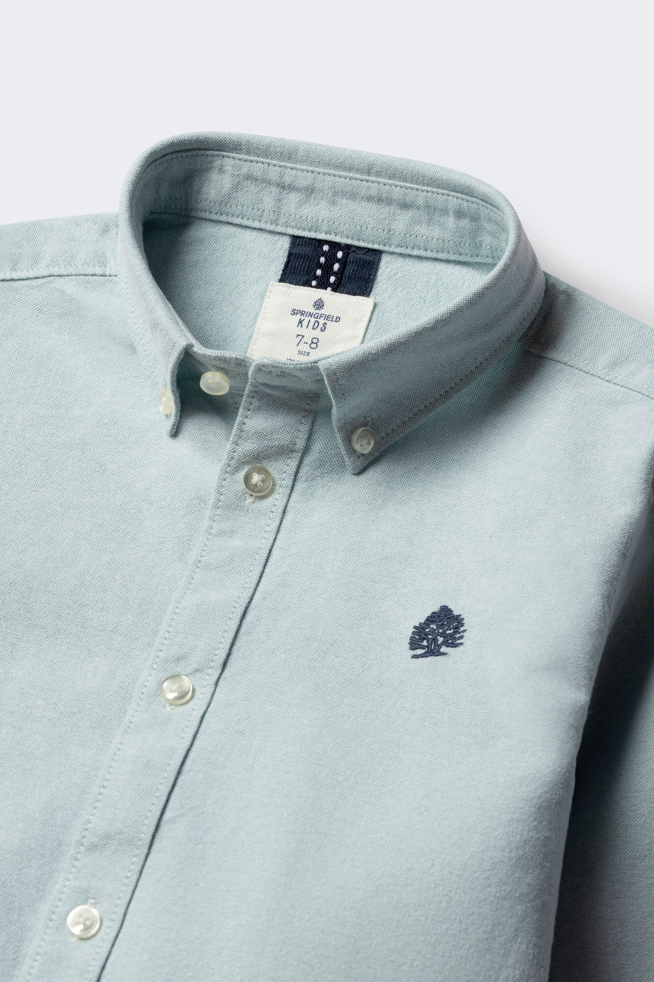 Springfield Kids Camisa de ni&ntilde;o con coderas verde