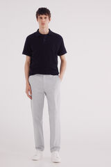 Springfield Pantalón ligero estructura slim fit azul