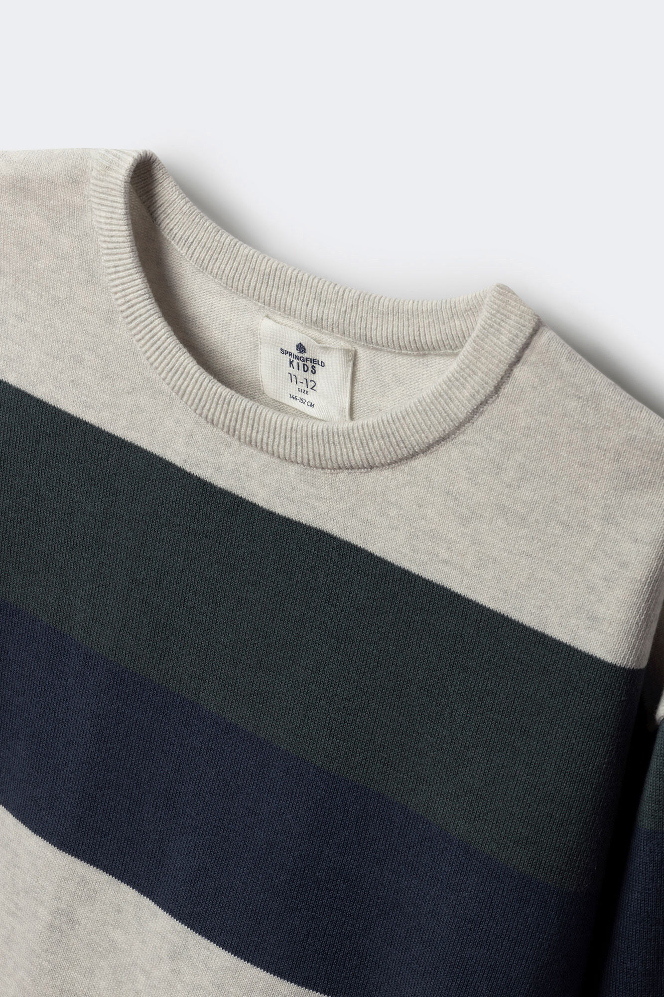 Springfield Kids Jersey b&aacute;sico rayas ni&ntilde;o caza oscuro