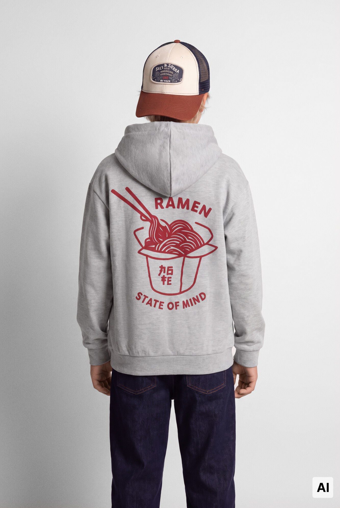 Springfield Kids Sudadera "Korean Noodes" ni&ntilde;o gris