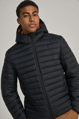 Springfield Chamarra acolchada capucha negro