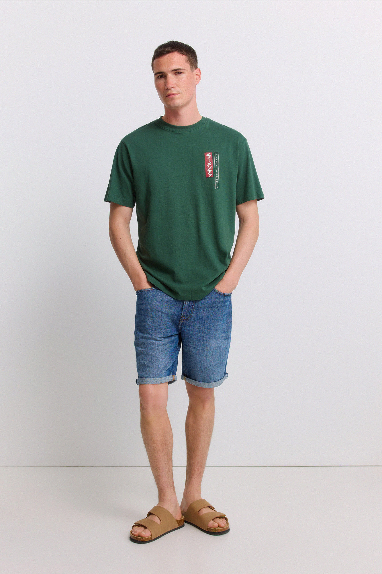 Springfield Bermudas de mezclilla ultra ligera slim fit