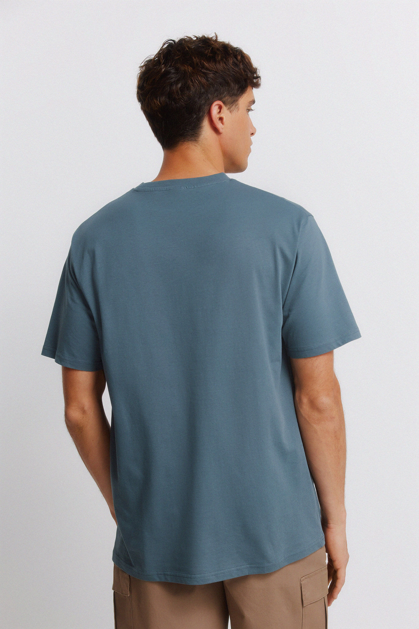 Springfield Playera b&aacute;sica logo Springfield azul