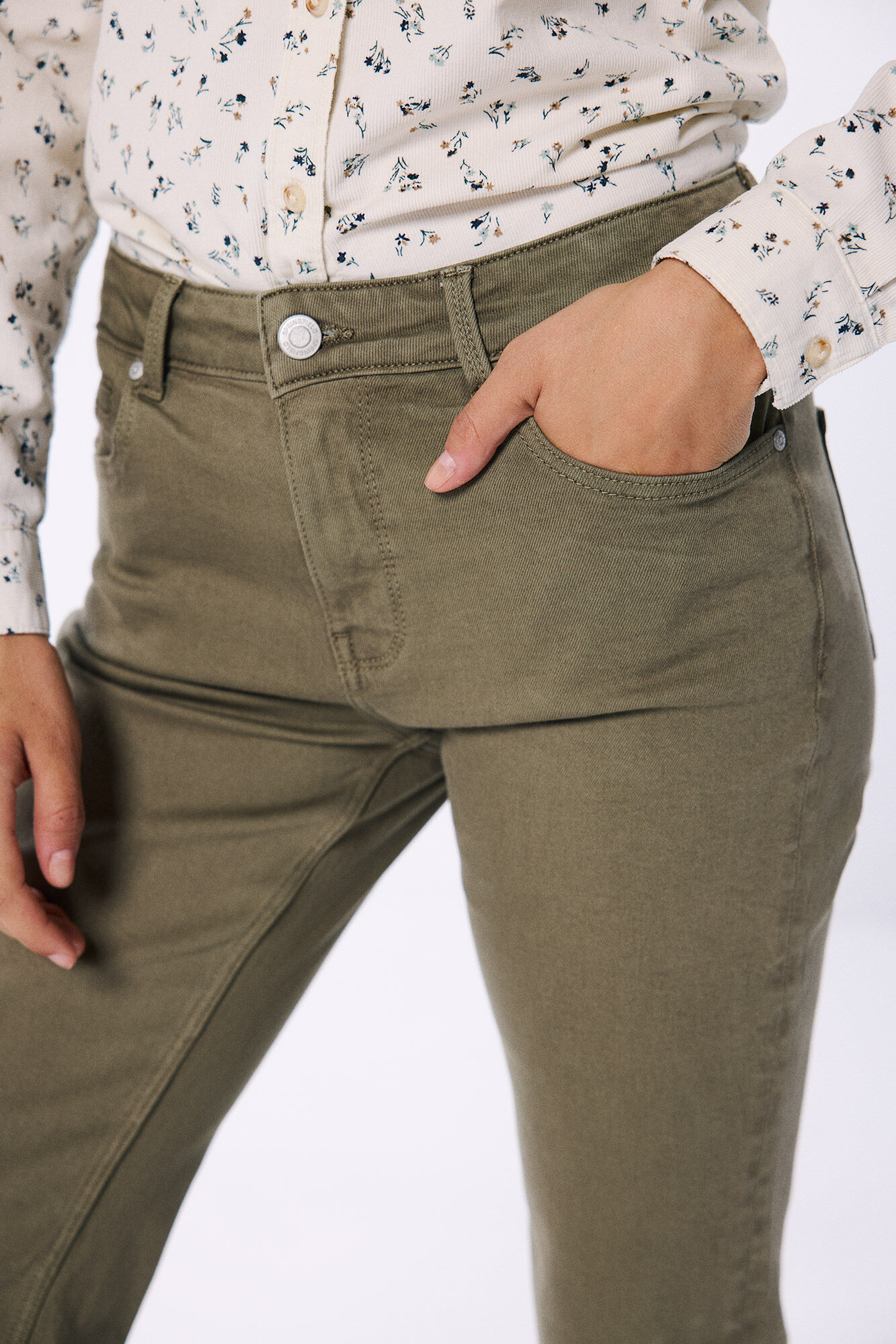 Springfield Jeans Flare khaki
