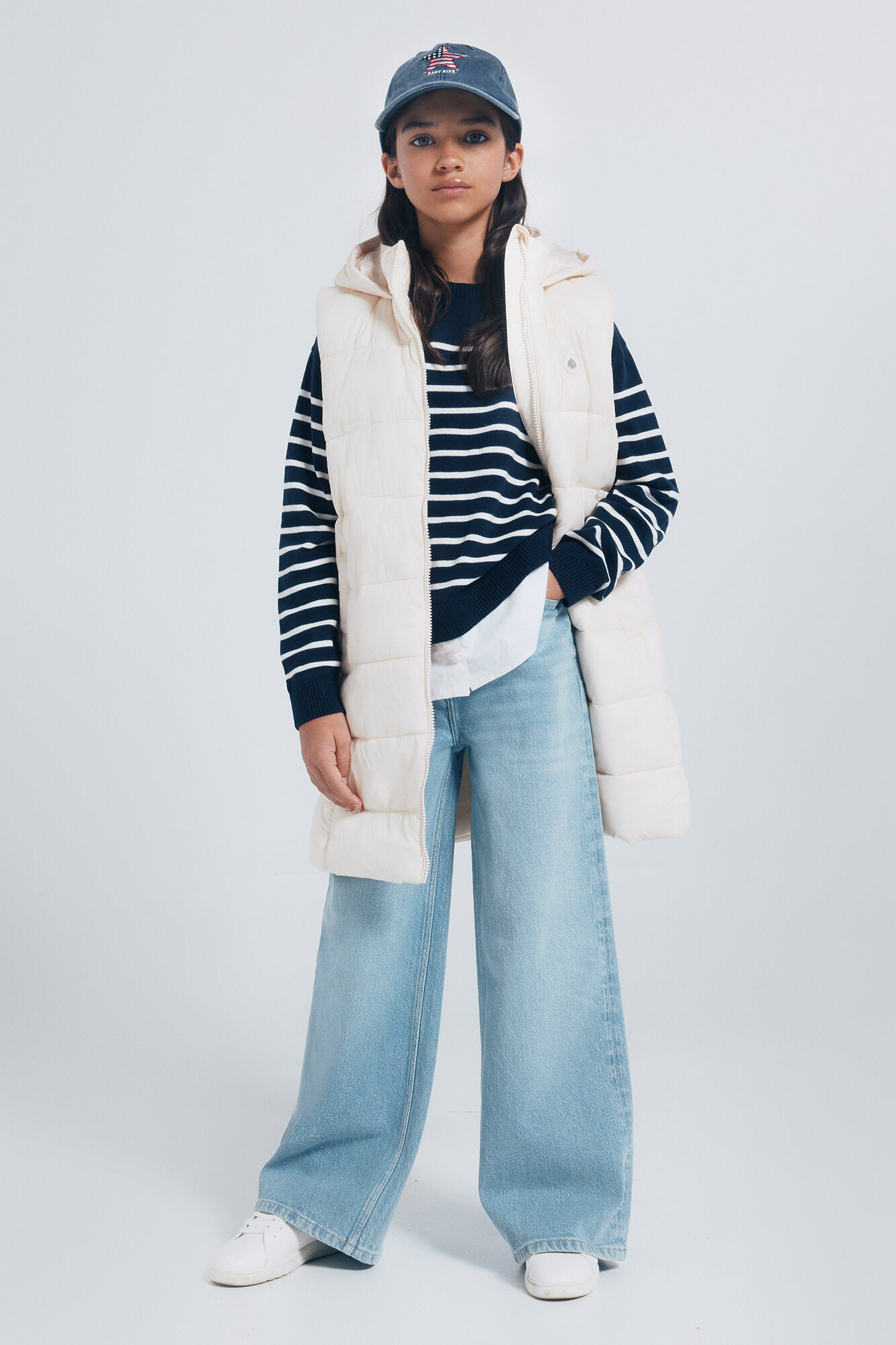 Springfield Kids Chaleco acolchado ni&ntilde;a caf&eacute;