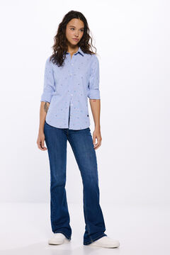 Springfield Camisa oxford estampado