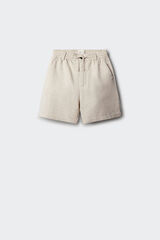 Springfield Kids Bermudas chino de lino para ni&ntilde;o blanco