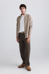 Springfield Pantal&oacute;n chino straight fit caf&eacute;