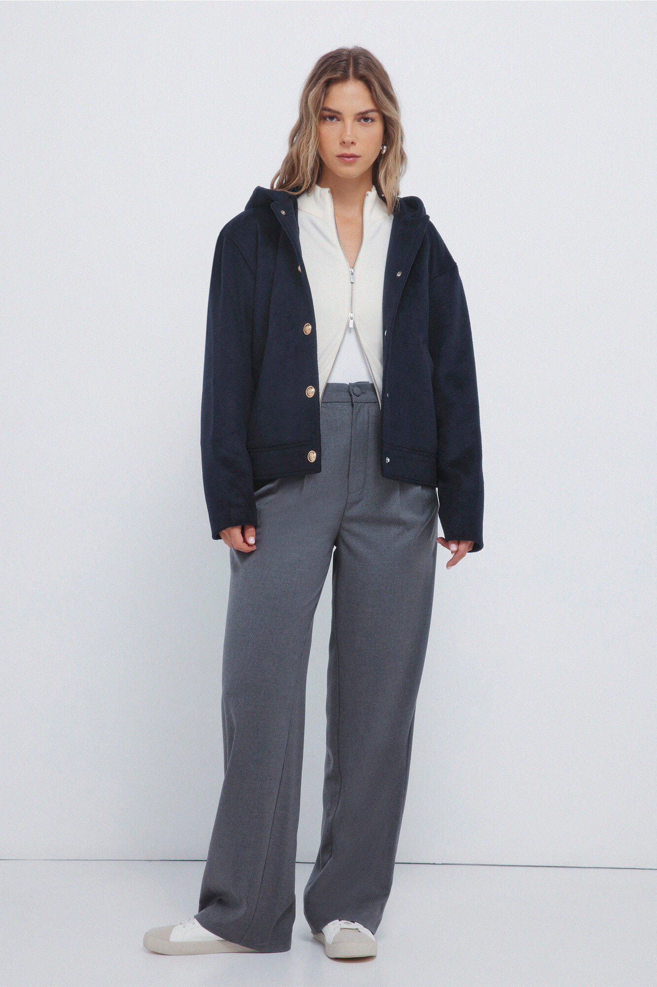 Springfield chamarra marinera con capucha marino