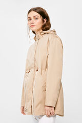 Springfield Parka Algodón Desmontable beige