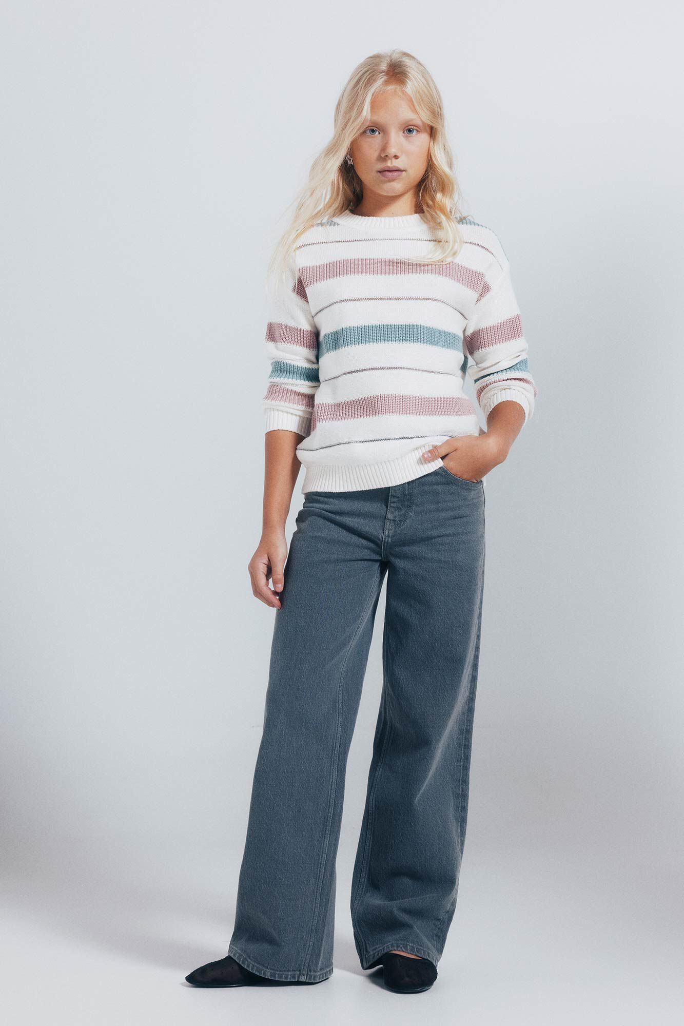 Springfield Kids Su&eacute;ter rayas ni&ntilde;a rosa