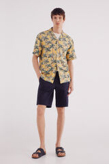Springfield Bermuda popelín comfort fit azul