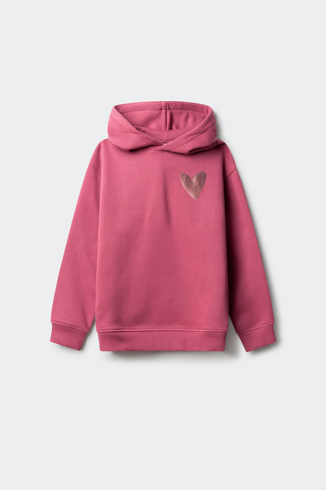 Springfield Kids Sudadera ni&ntilde;a GOOD MOOD. rosa