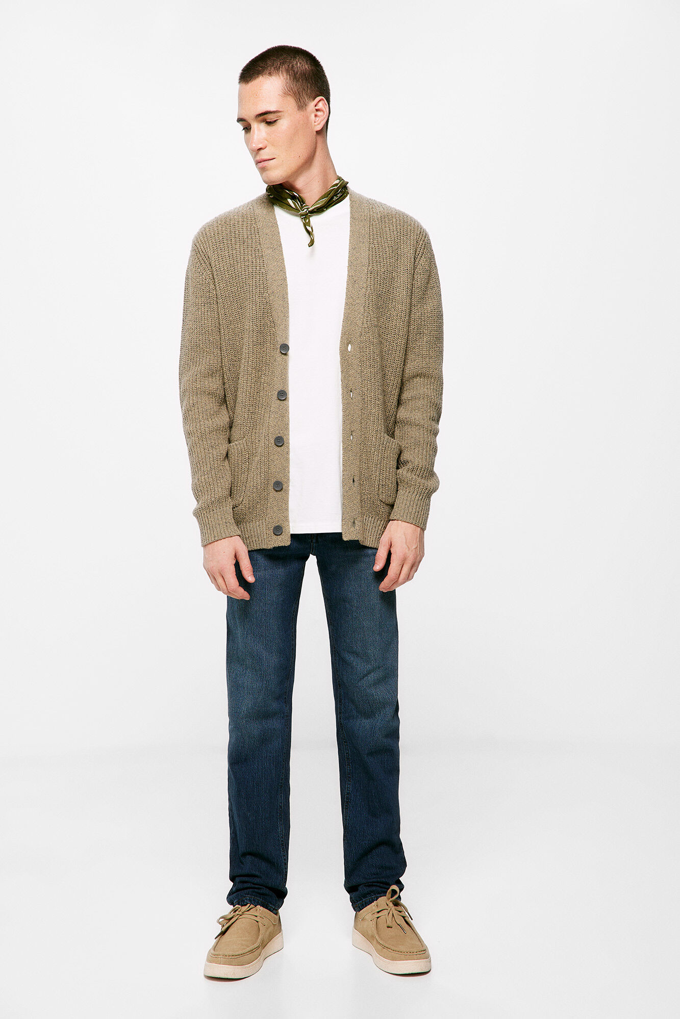 Springfield Jeans regulares lavado oscuro ensuciado