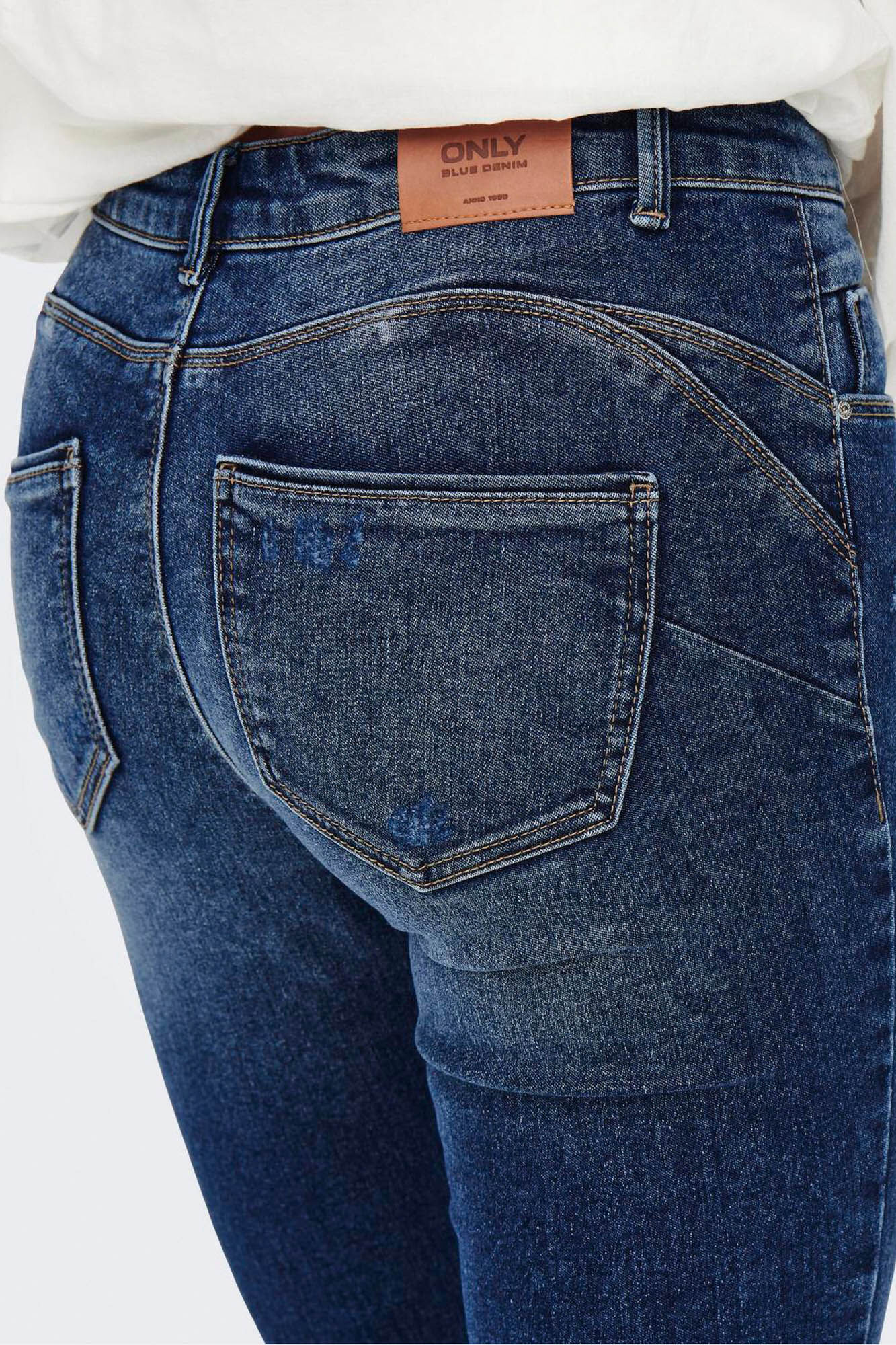 Only Jeans skinny push up azulado