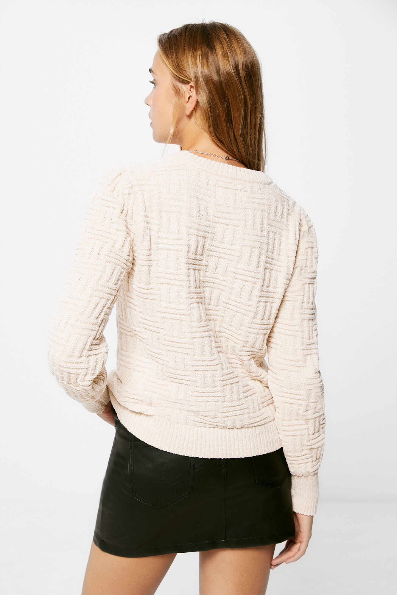 Sueter Chenilla Lurex Sueteres y cardigans de mujer Springfield MX