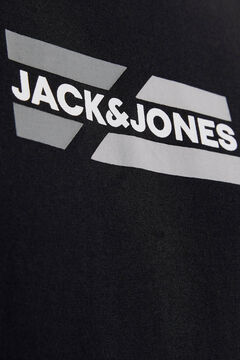 Springfield Playera regular fit logo negro