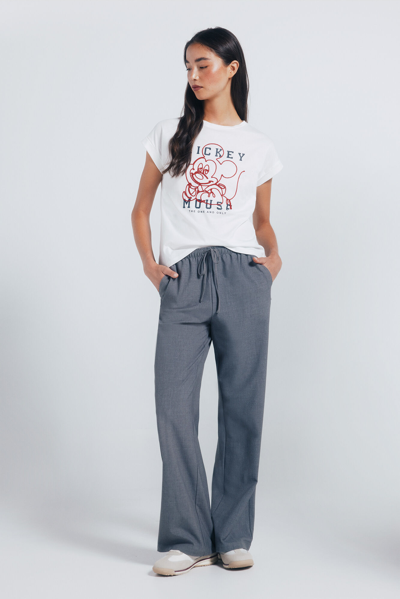 Springfield Playera "Mickey Mouse" silueta nude