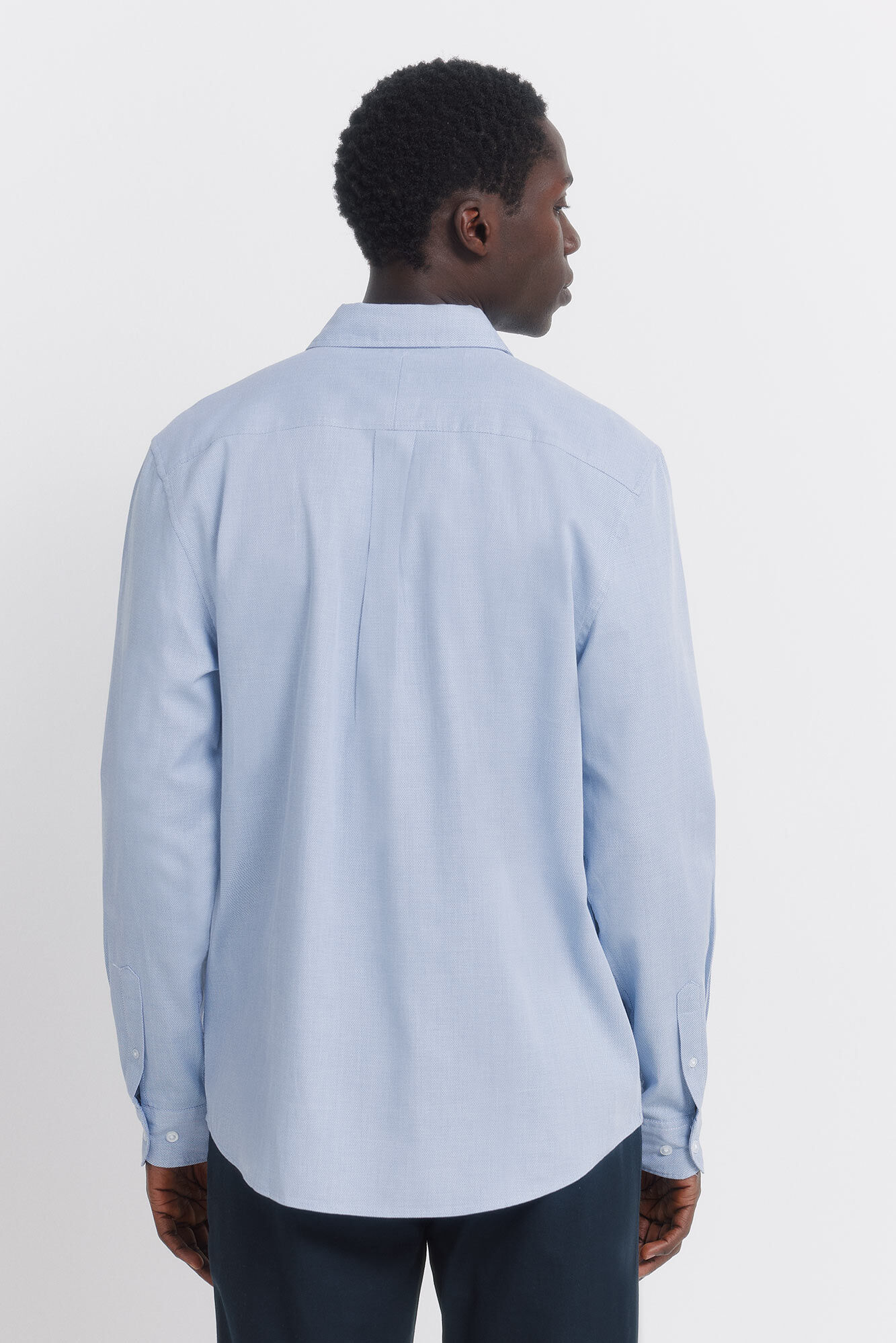 Springfield Camisa vestir estructura easy care azul