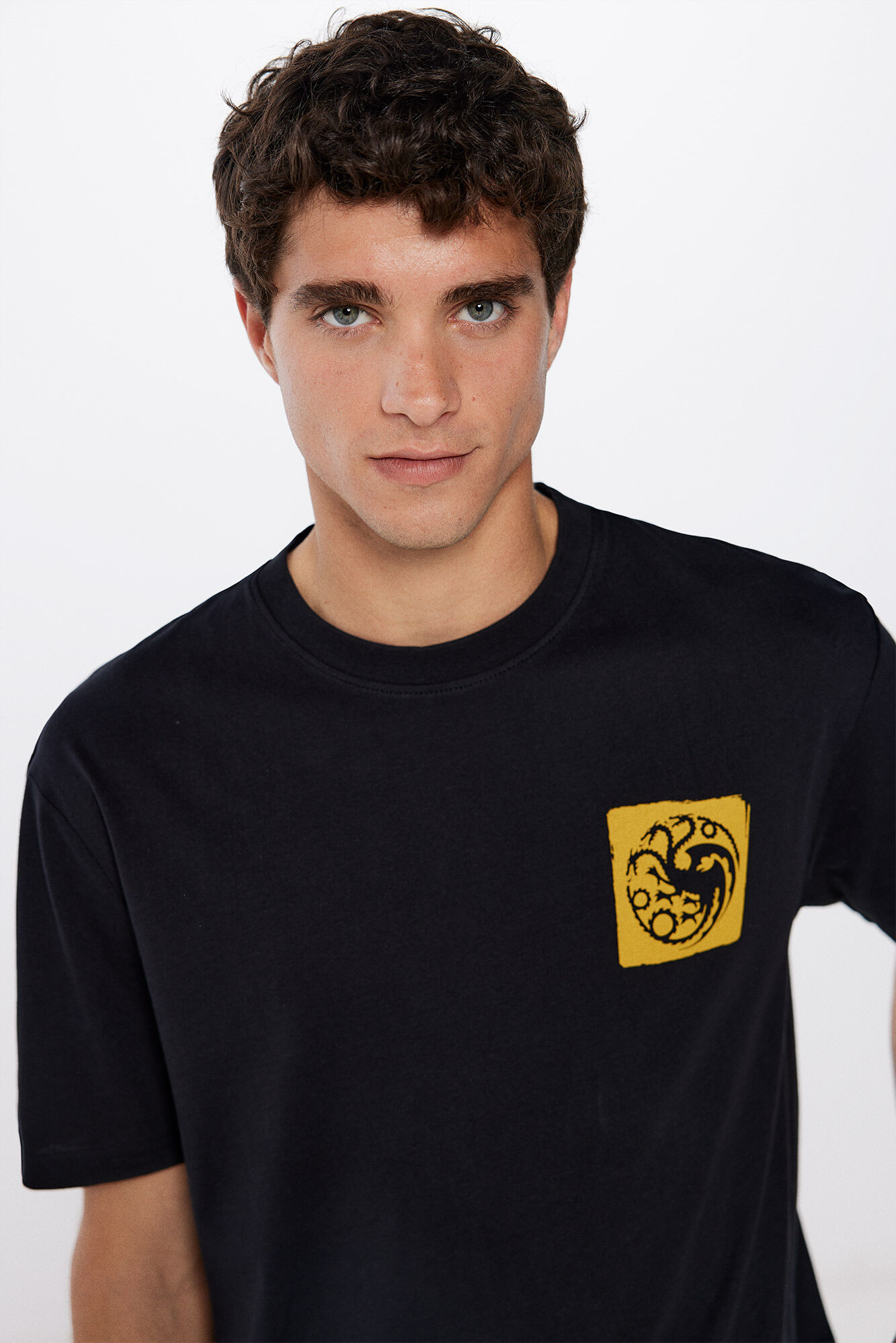 Springfield Camiseta Juego de Tronos negro