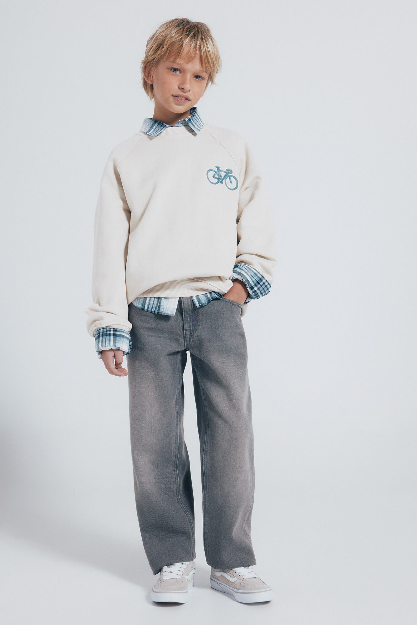 Springfield Kids Sudadera sin capucha bici ni&ntilde;o estampado