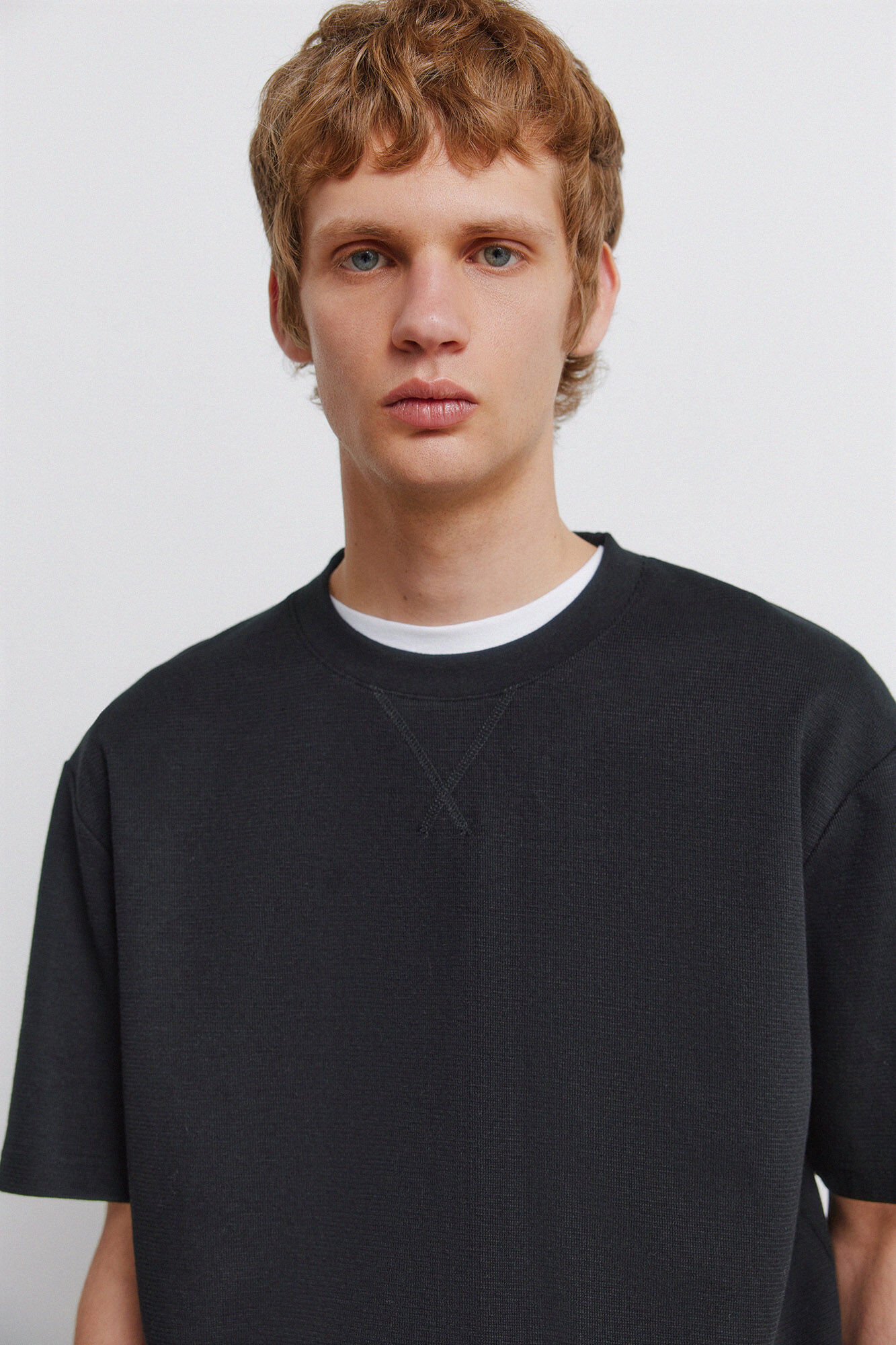 Springfield Playera de tela waffle