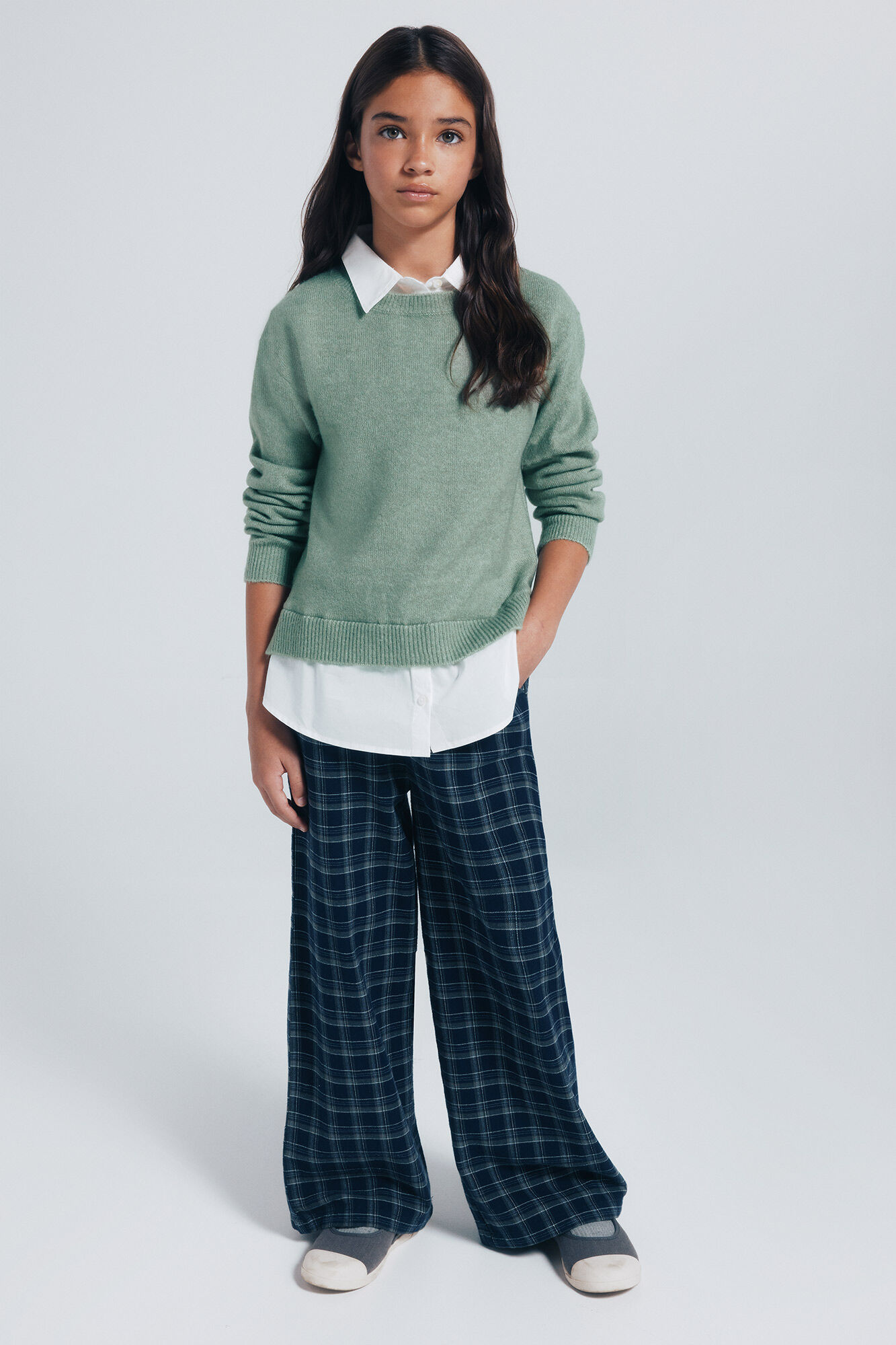 Springfield Kids Su&eacute;ter camisero ni&ntilde;a. verde