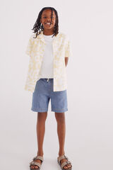 Springfield Bermuda chambray para niño azul