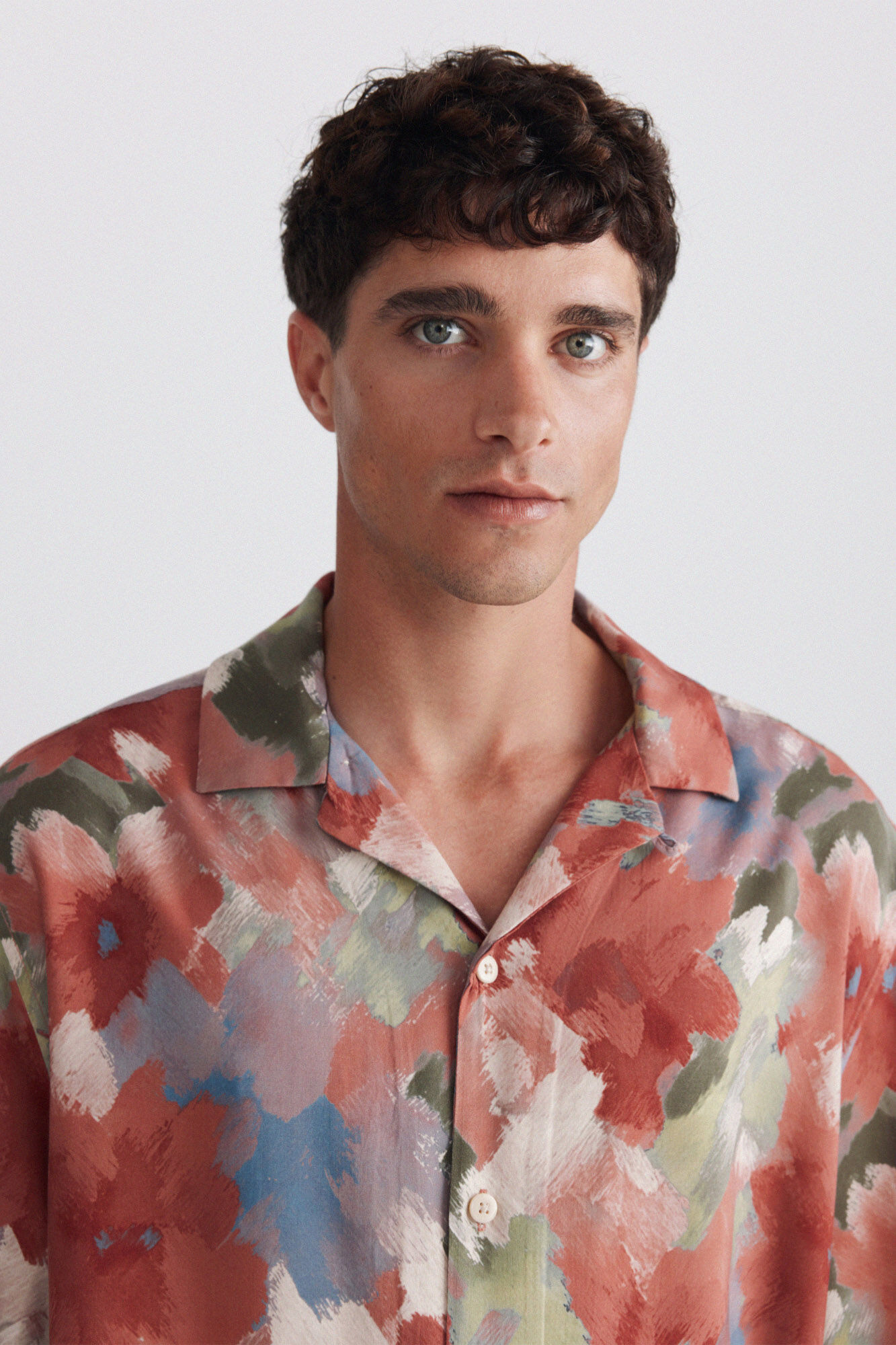 Springfield Camisa bowling estampada