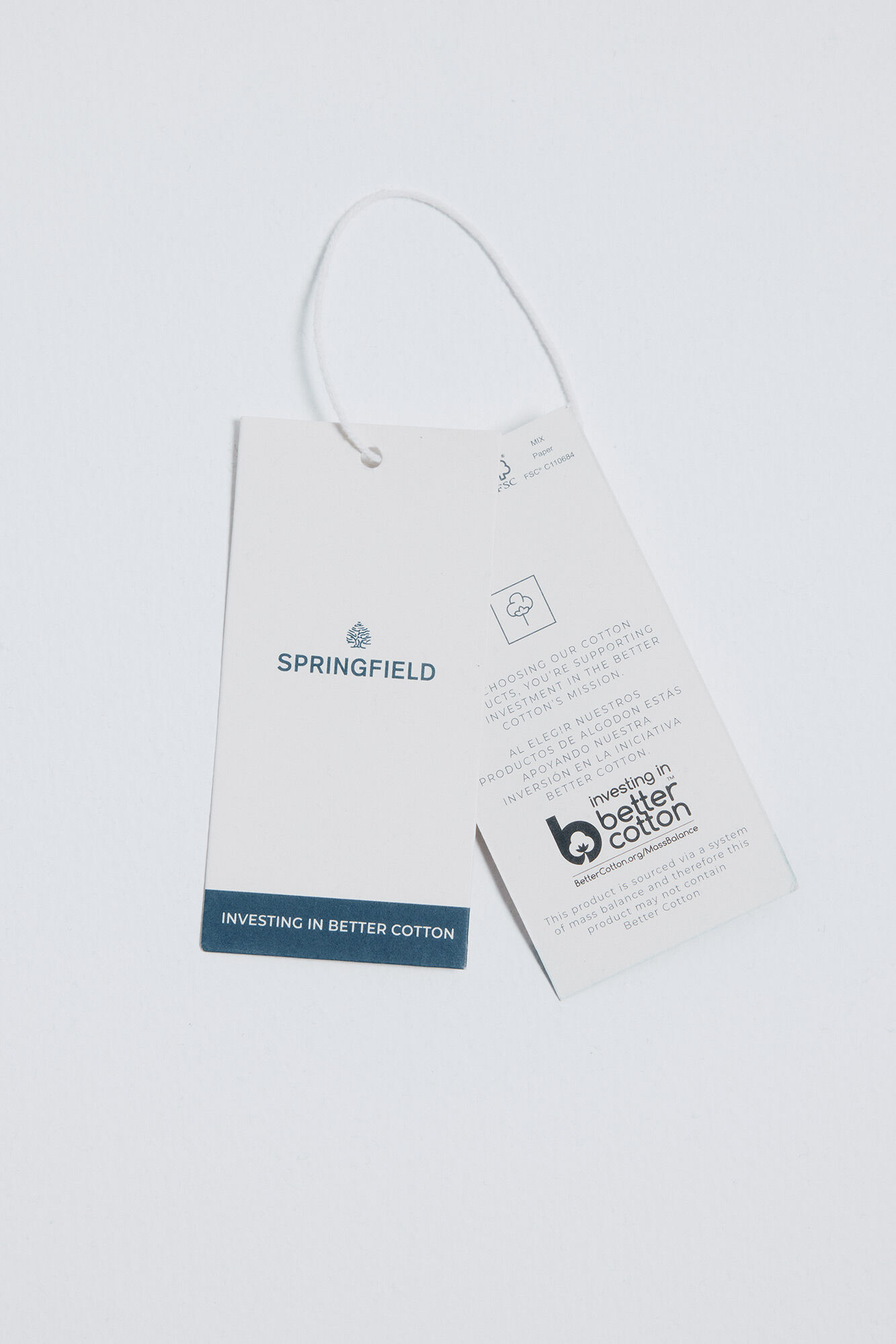 Springfield Su&eacute;ter intarsia bandera marino