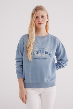 Springfield Sudadera gráfica azul
