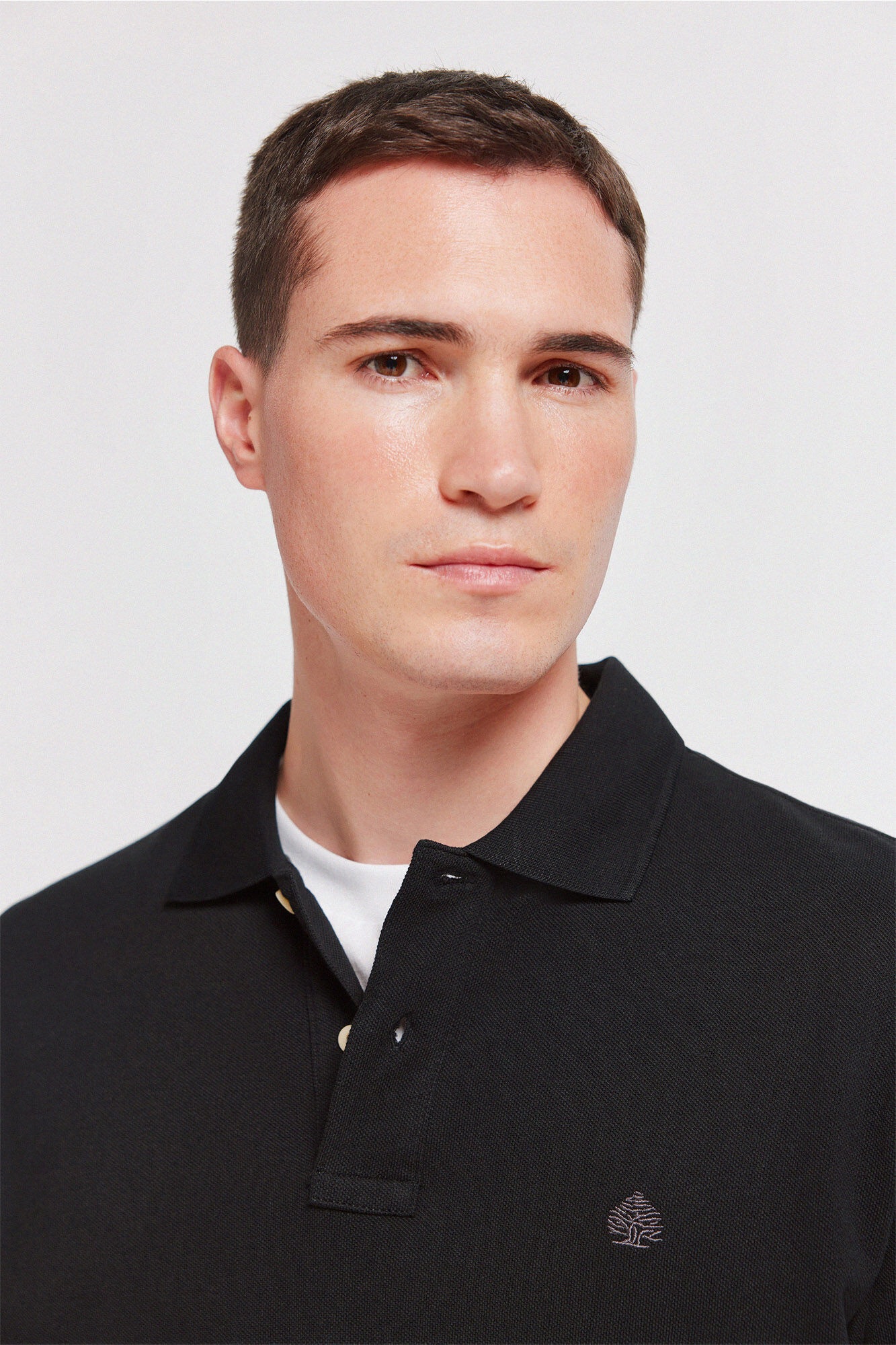 Springfield Polo b&aacute;sico Springfield regular fit negro