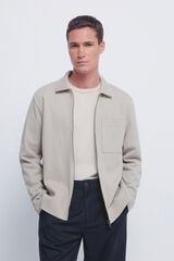 Springfield Chamarra de tejido caf&eacute;