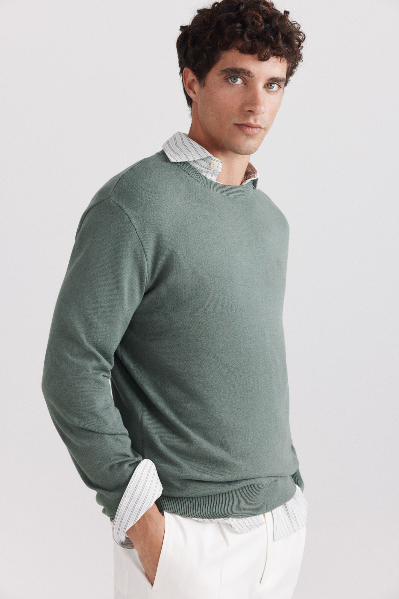 Springfield Su&eacute;ter b&aacute;sico cuello redondo