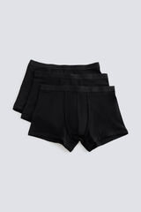 Springfield Pack de 3 b&oacute;xers b&aacute;sicos negro