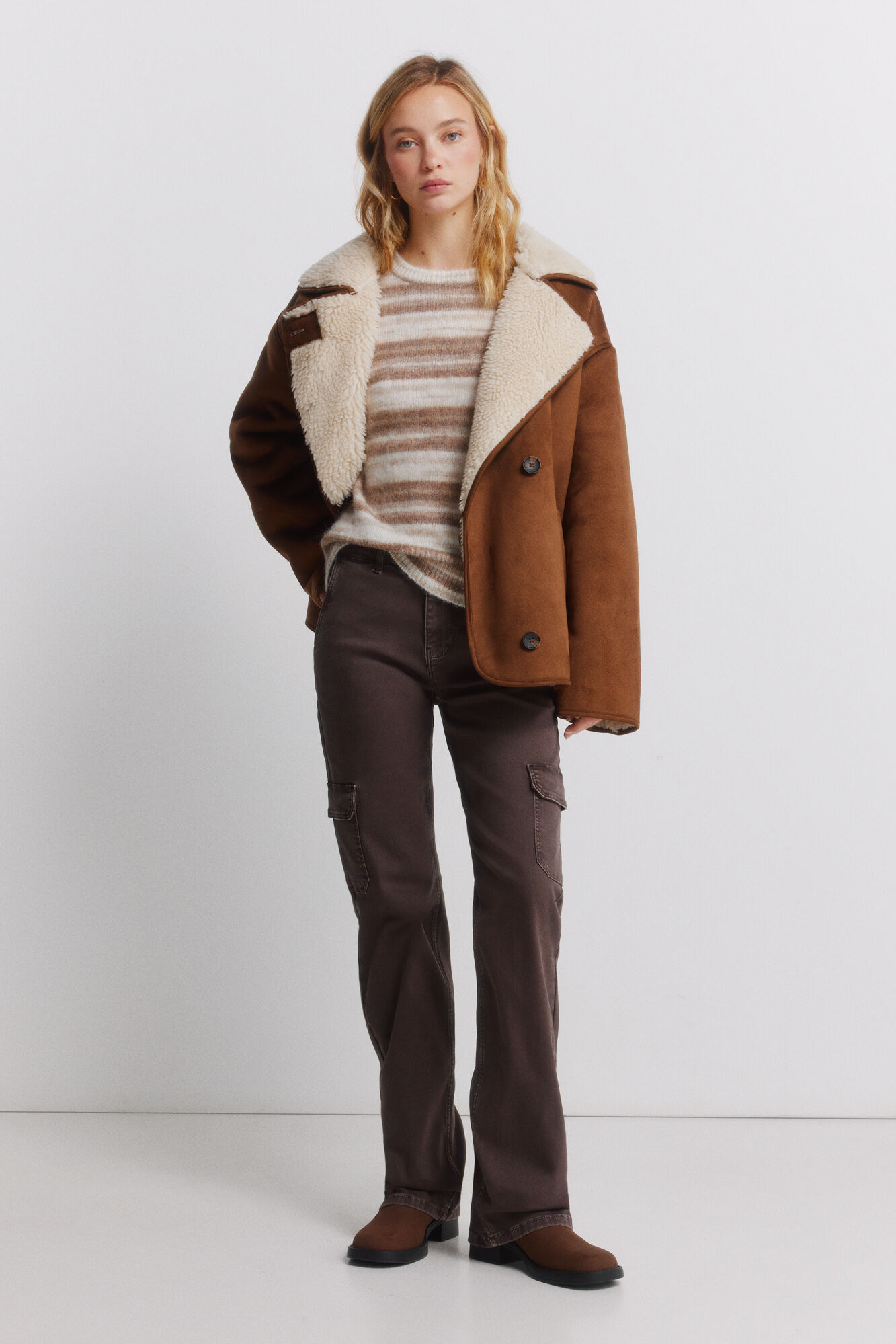 Springfield Pantalones cargo de algod&oacute;n