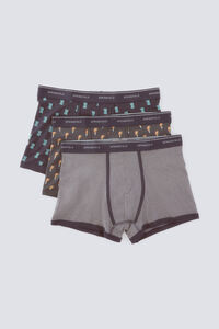 Springfield Pack 3 boxers caf&eacute; con helado