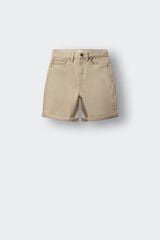 Springfield Kids Bermudas de 5 bolsillos lavada para ni&ntilde;o beige