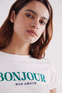 Springfield Playera "Au revoir" natural
