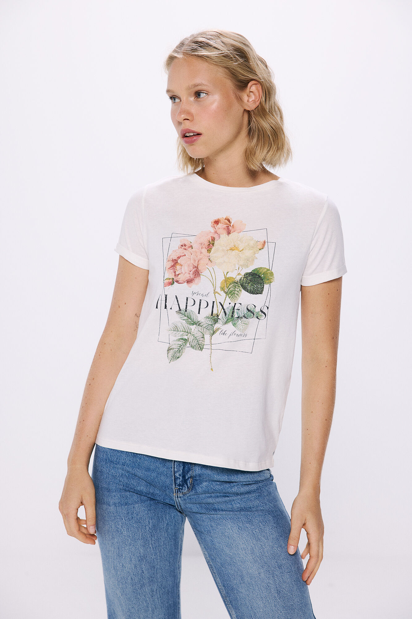 Springfield Playera gr&aacute;fica floral