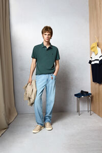 Springfield Polo piqu&eacute; de pu&ntilde;o de contraste slim fit