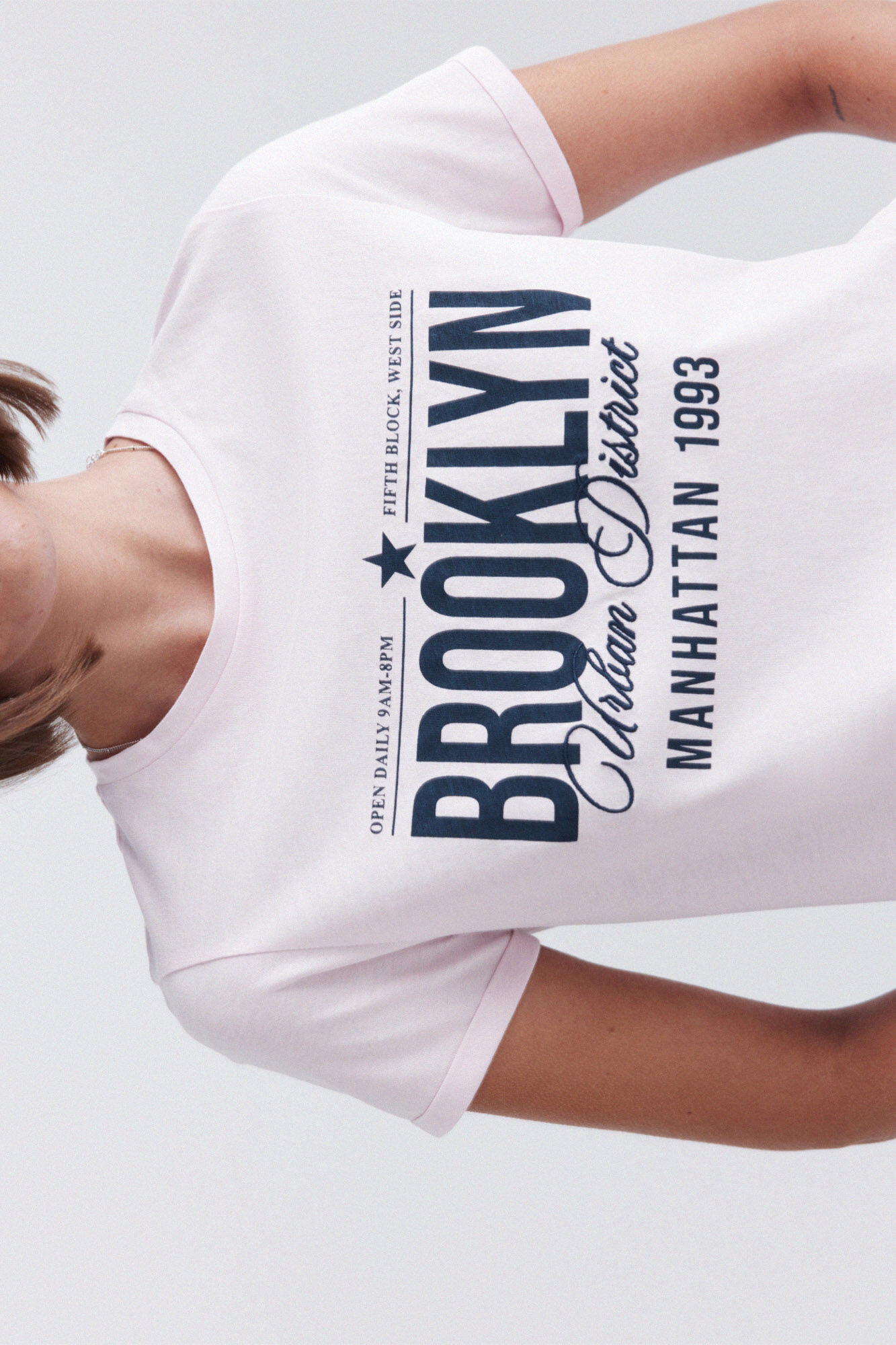 Springfield Playera manga corta Brooklyn rosa